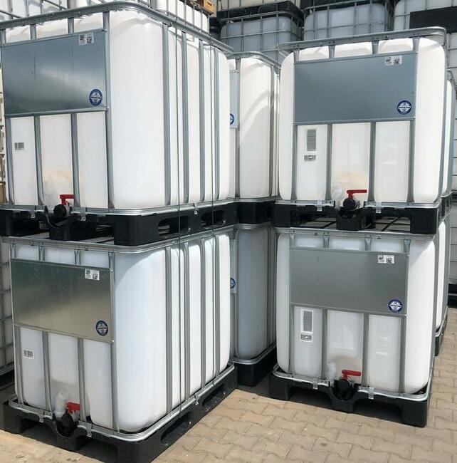 Zbiornik 1000 l IBC nowy z atestem spożywczym - mauzer fabry