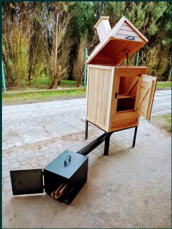 Wędzarnia drewniana olchowa wędzok