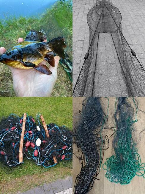 Produkcja sieci rybackich. Sieci do odłowu ryb