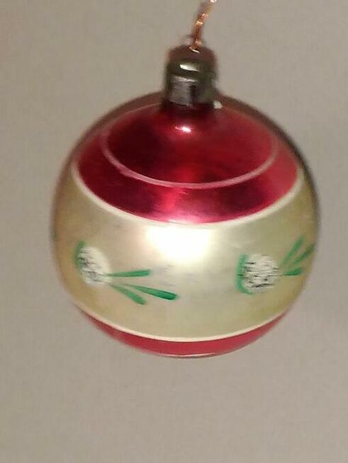 Bombki choinkowe 47 sztuk szklane różne Prl vintage retro