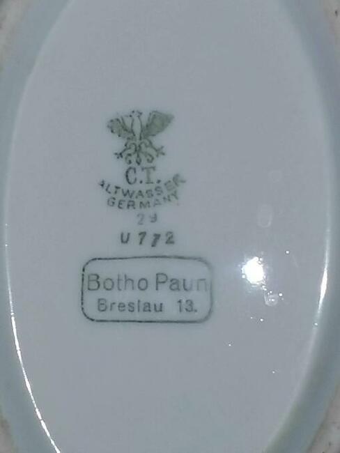 Półmisek sygnowany C.T. Altwasser Germany Wałbrzych vintage
