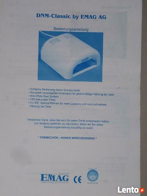 Lampa UV do paznokci żarówki zapas