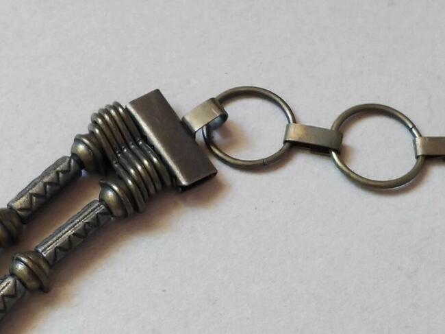 Pasek kuty łańcuch ozdoba orient metal Retro Vintage unikat