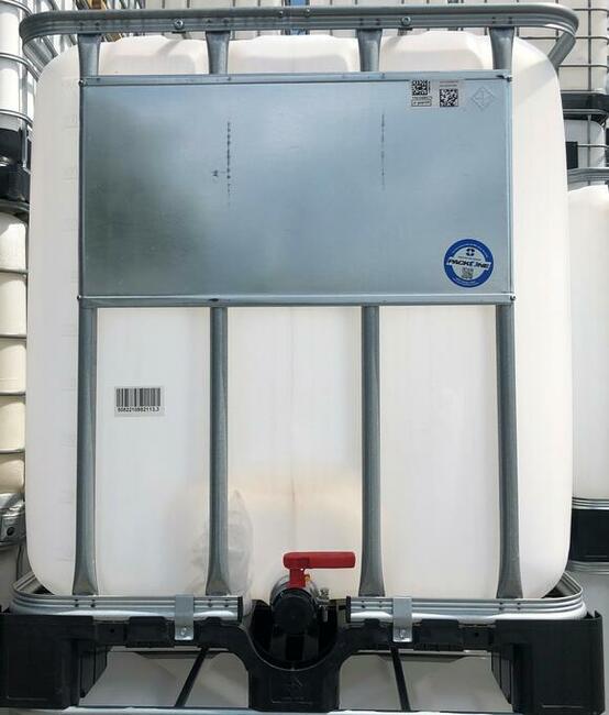 Zbiornik 1000 l IBC nowy z atestem spożywczym - mauzer fabry