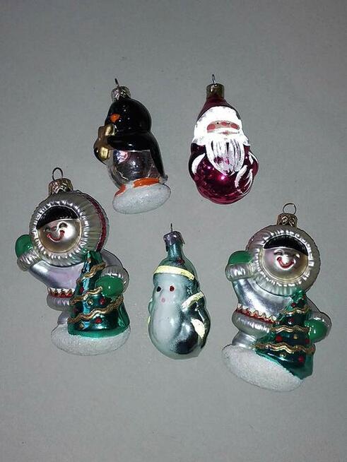 Bombki Vitage retro 5 sztuk