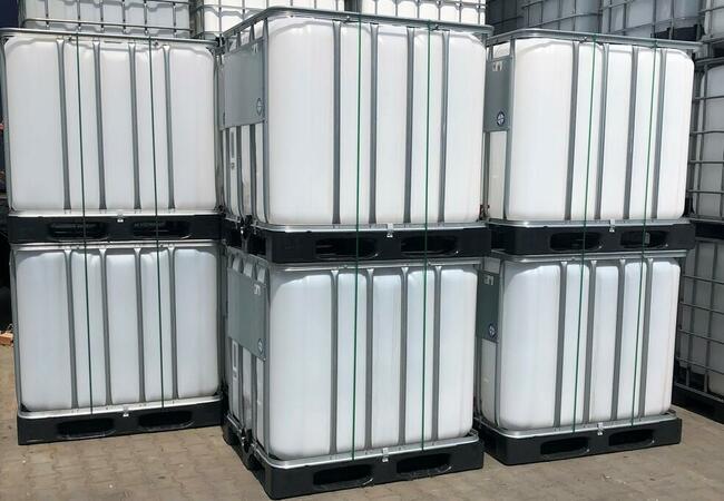 Zbiornik 1000 l IBC nowy z atestem spożywczym - mauzer fabry