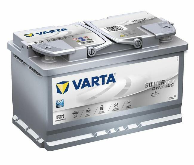 Akumulator Varta Silver Dynamic Agm A6 F21 80Ah/800A