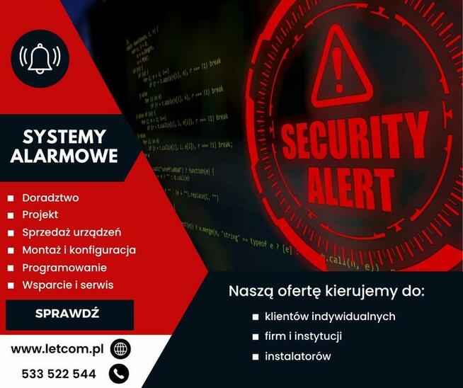 Monitoring CCTV, kamery, alarmy, kontrola dostępu Kalisz