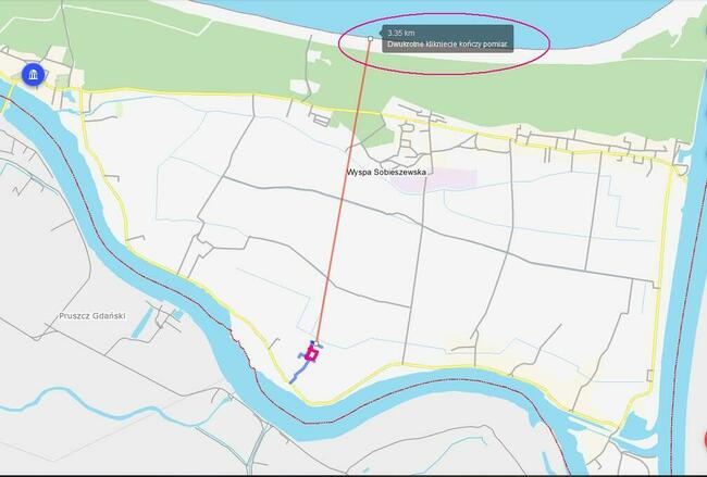 Gdańsk Sobieszewo. Tania działka 3 tys. m2 na Wyspie .