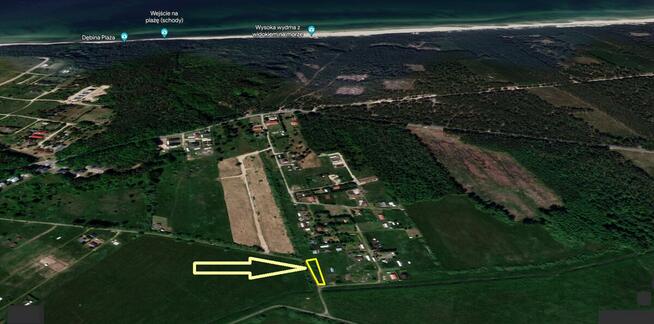 Na sprzedaż działka budowlana blisko morza, Dębina ul.Łąkowa
