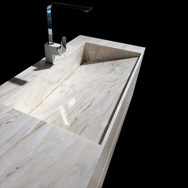 Szafka kompozytowa z umywalką, 120x50x50cm do łazienki