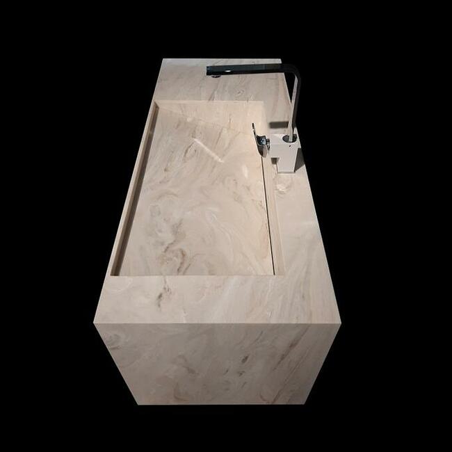 Szafka kompozytowa z umywalką, 120x50x50cm do łazienki