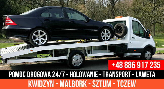 Pomoc Drogowa Laweta Tczew Gdańsk Sztum Malbork Kwidzyn