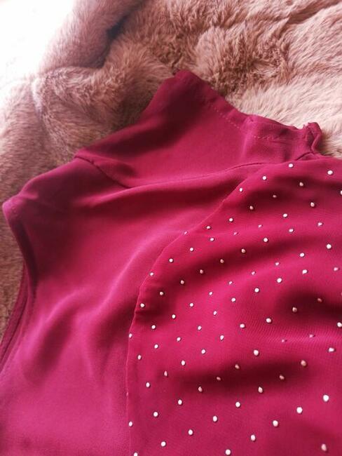 Sukienka bordowa Stradivarius - NOWA ! NA ŚWIĘTA SYLWESTRA !