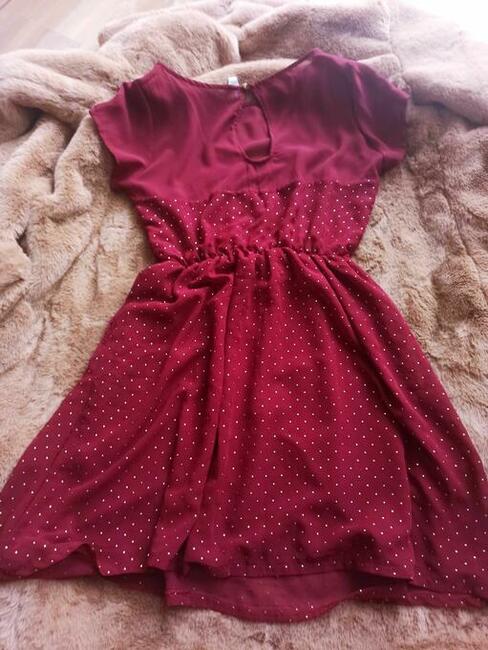 Sukienka bordowa Stradivarius - NOWA ! NA ŚWIĘTA SYLWESTRA !