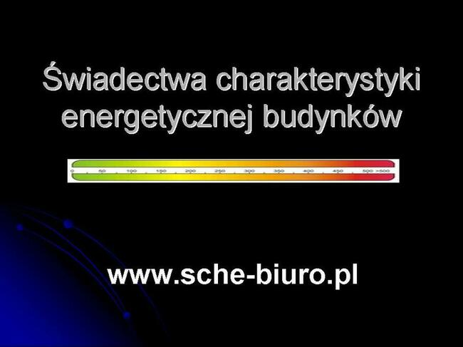 Świadectwa energetyczne