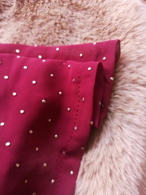 Sukienka bordowa Stradivarius - NOWA ! NA ŚWIĘTA SYLWESTRA !