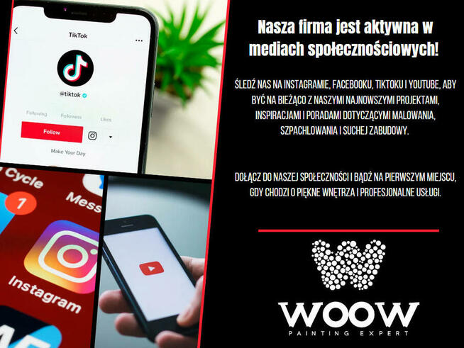 Usługi Malarskie - Malowanie mieszkań biur ścian sufitów