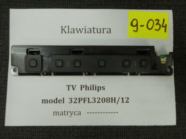 Klawiatura z Tv Philips , 32PFL3208/12    9-034