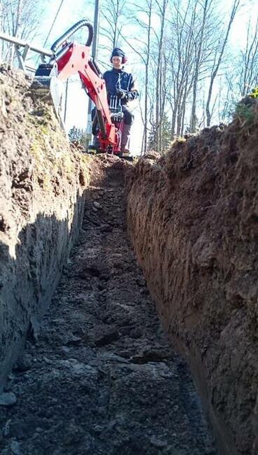 Nowa Minikoparka Koparka Heuschrecke Mikro koparka