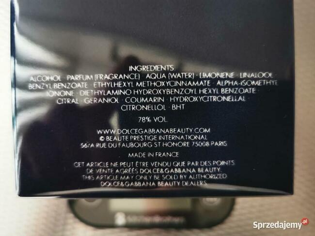 DOLCE GABBANA Pour Homme 200ml XXL Oryginał w folii NOWA