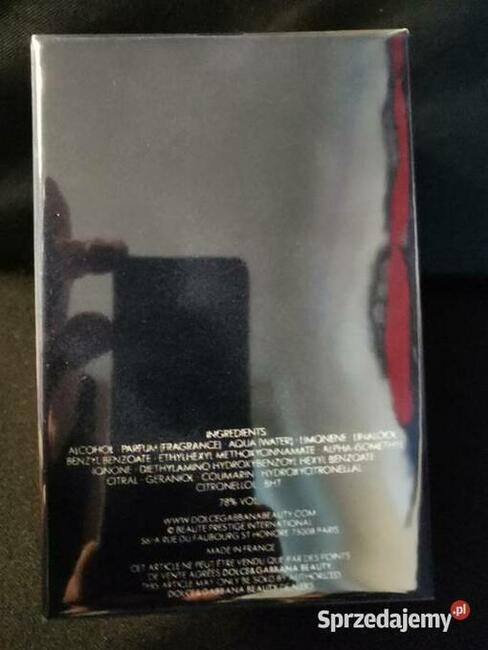 DOLCE GABBANA Pour Homme 200ml XXL Oryginał w folii NOWA