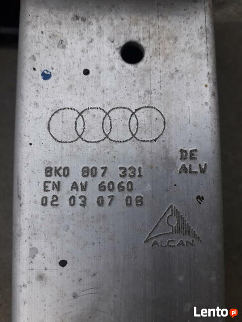 Wzmocnienie tylnego zderzaka, belka Audi a4 B8 avant 2008r