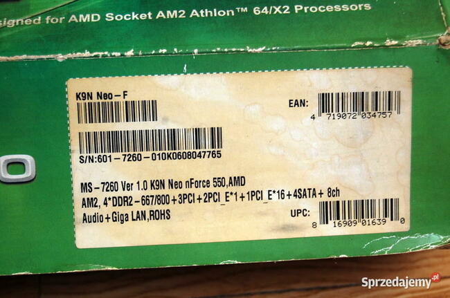 Płyta główna MSI MS-7260 K9N Neo.