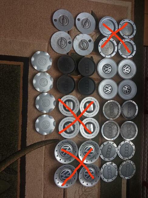 Dekielki, kapsle do alufelg