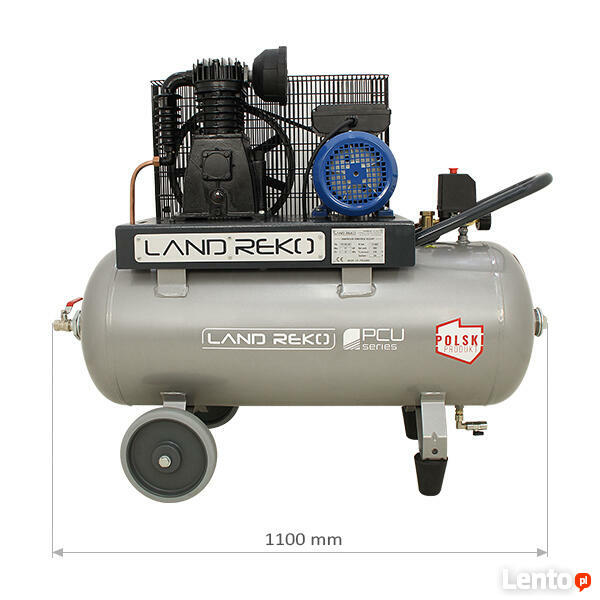 KOMPRESOR POWIETRZA 100l 230V LAND REKO 620L/MIN