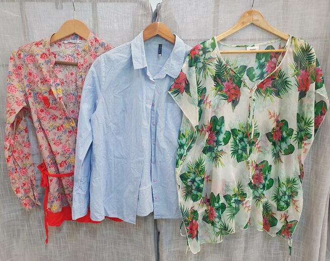 Odzież używana- pakiet bluzka/koszula damska