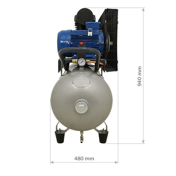 Kompresor tłokowy PCU 100l 490 l/min 400V Sprężarka