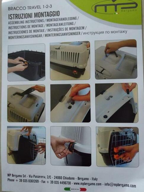 Transporter lotniczy IATA Bracco 2 do 8kg