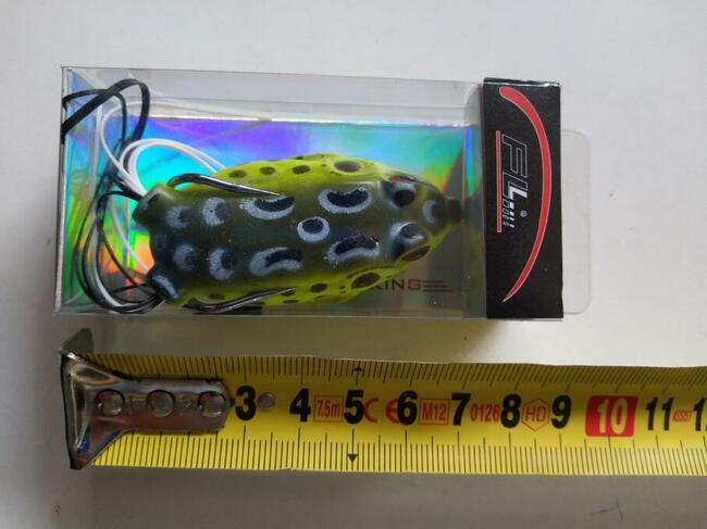 Żabka pływająca zazbrojona sum szczupak