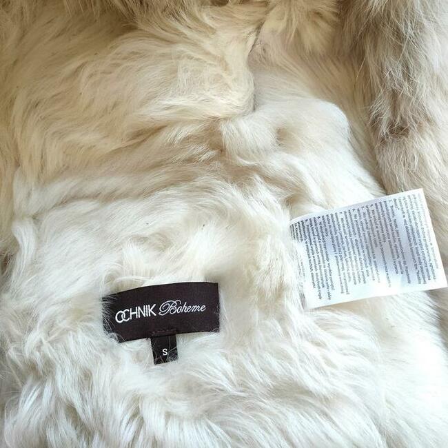 Kurtka kożuch damski Ochnik skóra naturalna rozmiar S