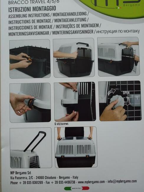 Duże transportery Braccco do samolotu system IATA