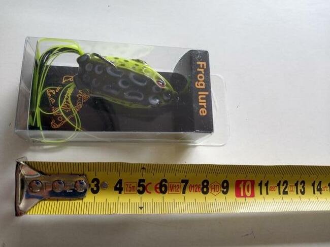 Żabka pływająca zazbrojona sum szczupak