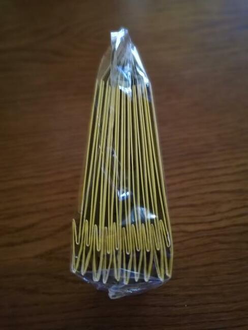 Koperty kartonowe, poszerzane, złote 10 sztuk