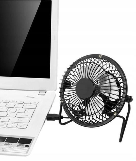Mocny Wiatrak Metalowy Wiatraczek Na USB. Polecam.