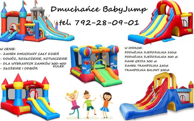 Dmuchańce na wynajem