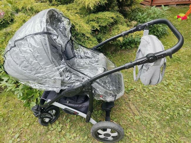 Wózek głęboki, spacerowy Camarelo Sevilla 4w1 BAZA ISOFIX