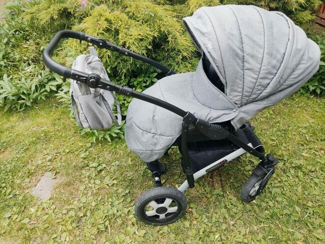 Wózek głęboki, spacerowy Camarelo Sevilla 4w1 BAZA ISOFIX