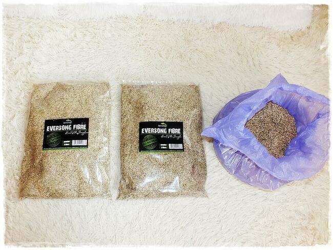 Podłoże jadalne Ściółka Słoma konopna 20L Agama, Żółw, Gekon