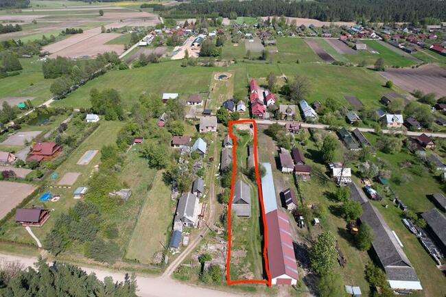 Działka budowlana 1880 m2 Soce, gmina Narew, Podlasie