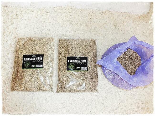 Podłoże jadalne Ściółka Słoma konopna 20L Agama, Żółw, Gekon