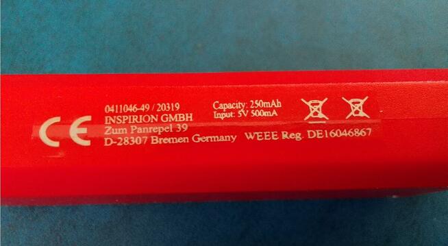 Zapalniczka z USB Fire Up akumulatorowa bezpłomieniowa 6 szt