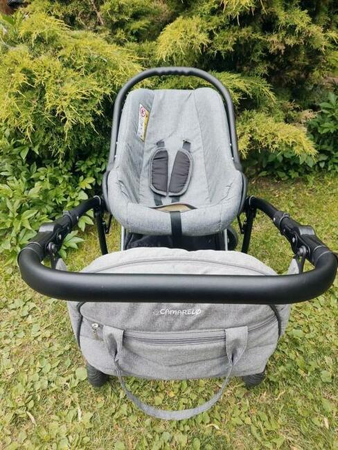Wózek głęboki, spacerowy Camarelo Sevilla 4w1 BAZA ISOFIX
