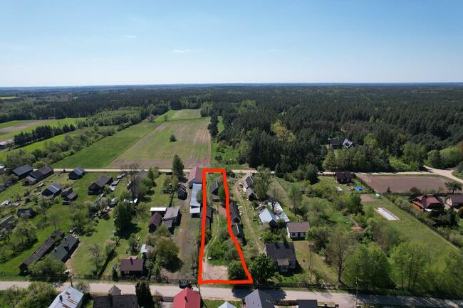 Działka budowlana 1880 m2 Soce, gmina Narew, Podlasie