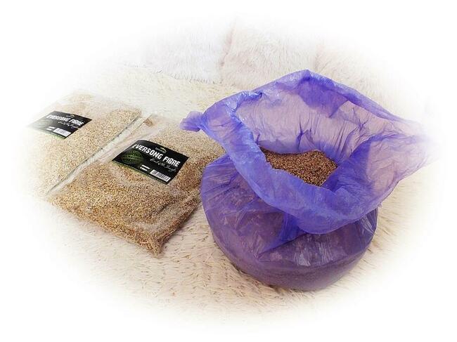 Podłoże jadalne Ściółka Słoma konopna 20L Agama, Żółw, Gekon