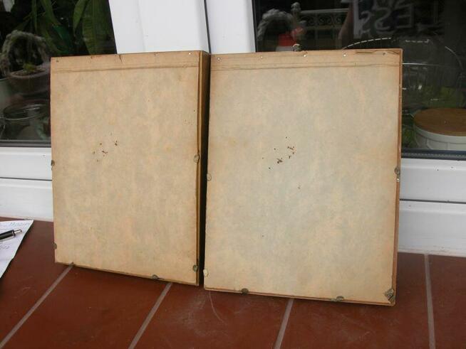 obraz - obrazek 2 sztuki za szkłem